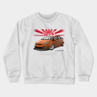 Toyota Prius 2JZ Orange Crewneck Sweatshirt